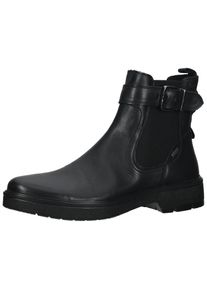 Legero Damen Stiefelette "Legero Stiefelette Nappaleder", Gr. 37,5, schwarz, Nappaleder, casual, Schuhe