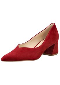 Högl HÖGL Damen Pumps "Högl Pumps Veloursleder", Gr. 36, rot, Veloursleder, casual, Schuhe