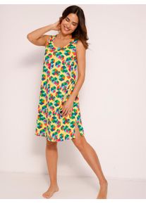 Damen Sommerkleid "Sommerkleid", gelb, Gr. 36, gemustert, mehrfarbig, 100% Baumwolle, Kleider