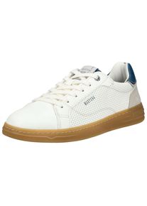 Mustang Shoes Herren Sneaker "Mustang Shoes Sneaker Lederimitat", Gr. 44, weiß, Lederimitat, casual, Schuhe