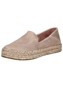 Toms Shoes TOMS Damen Espadrille "TOMS Slipper Leder", Gr. 36,5, pink, Leder, casual, Schuhe