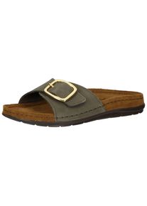 Rohde Damen Hausschuh "Rohde Hausschuhe Leder", Gr. 36, grün, Leder, casual, Schuhe