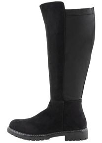 sheego Große Größen Weitschaftstiefel, schwarz, Größe 39 - Damen