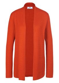 Peter Hahn - Strickjacke Modell Caro, orange, Gr. 36 / S - Seide