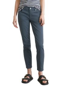 Marc O'Polo MARC O'POLO Damen 5-Pocket-Hose "aus Lyocell-Baumwolle-Mix"muted blau, casual, Gr. 34, unifarben, Obermaterial: 48% Baumwolle, 36% Lyocell, 13%
