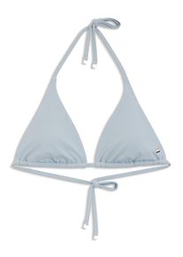 BOSS Damen Triangel-Bikini-Top "CI TRIANGLE"lt, pastel blau, casual, Gr. XL, Microfaser, Obermaterial: 80% Polyamid, 20% Elasthan, Bikini-Oberteile,
