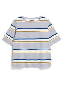 armedangels Finiaa Multi Stripes T-Shirt Damen (Gr XL |grau)