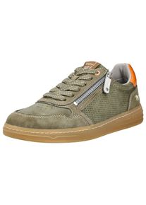 Mustang Shoes Herren Sneaker "Mustang Shoes Sneaker Lederimitat", Gr. 41, grün, Lederimitat, casual, Schuhe