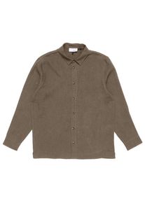 Mazine Classic Linen Shirt Hemd Men (Gr L |braun)