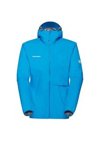 Regenjacke Mammut Ducan Light Hardshell Hooded Jacket Herren (Gr XL |blau |wasserdicht)