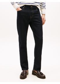 Tommy Hilfiger Herren Straight-Jeans "DENTON Straight Fit"alpine blau, casual, Gr. 33, Denim/Jeans, Obermaterial: 99% Baumwolle, 1% Elasthan, Jeans