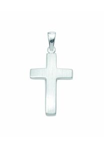 Adelia´s ADELIA ́S Damen Kreuzkette "Halskette - Kreuzkette mit Kreuz Anhänger aus 925 Silber", Silber 925 (Sterlingsilber), silber, Silber 925