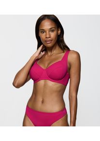 Triumph Damen Bügel-Bikini-Top, lila, elegant, Gr. 42, Obermaterial: 77% Polyamid, 23% Elasthan, Bikini-Oberteile, Minimizer-Effekt, Power-Mesh für