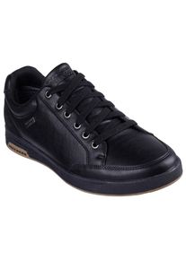 Skechers Herren Sneaker "CAVELL-SPARKMAN", Gr. 40, schwarz, Lederimitat, sportlich, Schuhe, Freizeitschuh, Halbschuh, Schnürschuh aus