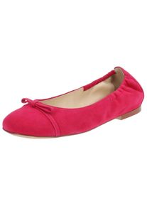 Högl HÖGL Damen Ballerina "Högl Ballerinas Samt", Gr. 38,5, pink, Textil, casual, Schuhe