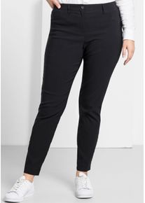 sheego Große Größen Bengalinhose in schmaler Form, schwarz, Größe 112 - Damen