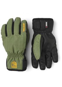 Handschuhe Hestra Ferox Primaloft 5 Finger Kinder (Gr 5 |oliv |wasserdicht)