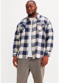 LEVI'S® PLUS LEVI'S PLUS Herren Jeanshemd "BIG RELAXED FIT WESTERN", blau, casual, Gr. XL, Denim/Jeans, Obermaterial: 100% Baumwolle, Hemden