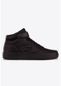 Lotto Sneaker, Gr. 40, schwarz, Synthetik, sportlich, Schuhe, - in angesagtem Midcut Basketball-Design