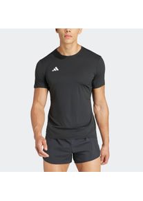 Herren Laufshirt "ADIZERO E TEE", schwarz, sportlich, Gr. XXL, adidas Performance, Obermaterial: 100% Polyester, Shirts