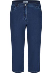KjBRAND Damen 7/8-Hose "Betty", blau, casual, Gr. 42, unifarben, Denim/Jeans, Obermaterial: 71% Baumwolle, 25% Polyester, 4% Elasthan, Hosen, in