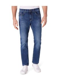 Herren Straight-Jeans "Rando Dicke Nähte", blau, casual, Gr. 42, Pioneer Authentic Jeans, Denim/Jeans, Obermaterial: 99% Baumwolle, 1% Elasthan, Jeans
