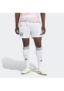 Herren Trainingsshorts "FCB A SHO", weiß, sportlich, Gr. XL, adidas Performance, Obermaterial: 100% Polyester, Hosen