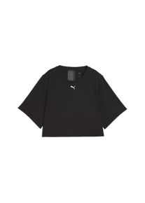Puma Damen Trainingsshirt "CLOUDSPUN Mesh T-Shirt Damen", schwarz, Gr. L, Obermaterial: 94% Polyester, 6% Elasthan; Netz: 13% Elasthan, 87%