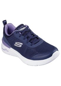 Skechers Damen Sneaker "SKECH-AIR DYNAMIGHT 2.0-NEW HEIGHTS", Gr. 41, blau, Textil, Lederimitat, casual, Schuhe, Schnürschuh, Fitnessschuh,
