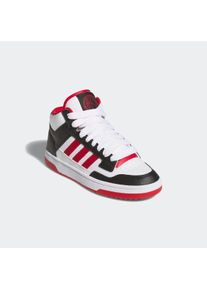Damen Sneaker "RAPID COURT MID", adidas Sportswear, Gr. 40core schwarz, team power rot 2, cloud weiß, Synthetik, Leder, sportlich, Schuhe, Sneaker,