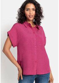 Lascana Hemdbluse pink Gr. 32/34 für Damen. Mit ohne Ausschnitt. Figurumspielend