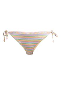 Roxy Damen Bikini-Hose "Wavy Stripe"papaya wavy stripe s, Gr. L, 92% Polyester, 8% Elasthan, Badehosen