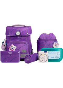 School-Mood Kinder Schulranzen "Champion Pro"marie (pegasus) mit moodie willi wissbegier, Polyester, Rucksäcke