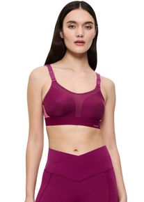 Damen Sport-BH "Triaction Extreme Lite N EX", triaction by Triumph, Gr. 85schwarz wine, Single Jersey, Obermaterial: 79% Polyamid, 21% Elasthan,