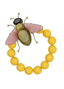 Damen Armband "Honeyglow", gelb, Collezione Alessandro, Kunststoff, Armbänder