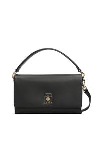 Tommy Hilfiger Damen Umhängetasche "TH MODERN CONV CROSSOVER", schwarz, Lederimitat, unifarben, Taschen, Schultertasche, Minibag mit edlem