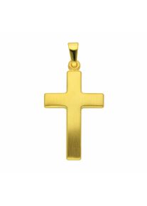 Adelia´s ADELIA ́S Damen Ketten-Anhänger "Damen & Herren 333 Gold Kreuz Anhänger", Damen, Gelbgold 333-Gold, gold, Gelbgold 333, Gold, Schmuckanhänger,
