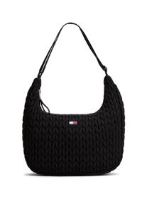Tommy Jeans Damen Schultertasche "TJW URBAN LARGE QUILTED X-BODY", schwarz, Textil, unifarben, Taschen, Damen Umhängetasche, Helnkeltasche im