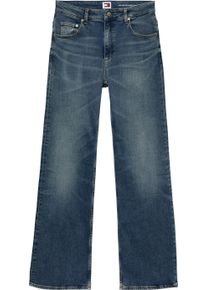 Tommy Jeans Damen Relax-fit-Jeans "MIA MR RLXD STR"denim schwarz3, casual, Gr. 28, unifarben, Denim/Jeans, Obermaterial: 99% Baumwolle, 1% Elasthan,