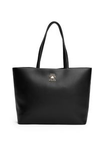 Tommy Hilfiger Damen Tragetasche "TH MODERN TOTE", schwarz, Lederimitat, unifarben, Taschen, Damen Schultertasche, Umhängetasche mit TH-Schmuckelement