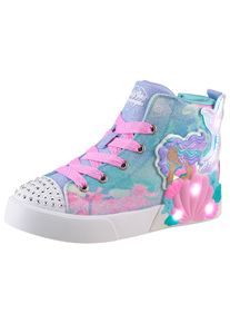 Skechers Kinder Sneaker "TWINKLE MAGIC LIGHTS", Gr. 33, blau, Synthetik, kontrastfarbene Details, Glitzer, casual, Schuhe,