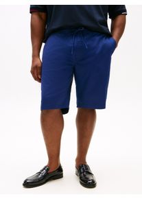Tommy Hilfiger Big & Tall Herren Shorts "BT-BROOKLYN PO PAPERT SHORTS-B", blau, casual, Gr. 42, TOMMY HILFIGER BIG & TALL, unifarben, Web, Obermaterial: 98% Baumwolle, 2%
