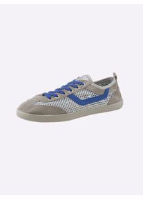 Heine Damen Sneaker, Gr. 38, bunt, Leder, Veloursleder, Textil, Textil, modisch, Schuhe