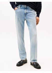 Tommy Hilfiger Herren Straight-Jeans "DENTON Straight Fit"century blau, casual, Gr. 38, Denim/Jeans, Obermaterial: 99% Baumwolle, 1% Elasthan, Jeans