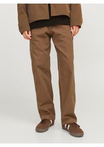 Jack & Jones JACK & JONES Herren Cargohose "JPSTEDDIE CARPENTER PANTS NOOS", orange, modisch, Gr. 33, unifarben, Web, Obermaterial: 100% Baumwolle, Hosen