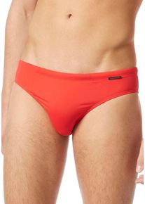 Bruno Banani Herren Badeslip "Mini Wave Line 2.0 Swim", rot, klassisch, Gr. L, unifarben, Polyamid, Elasthan, Badehosen, mit seitlicher Logoprägung