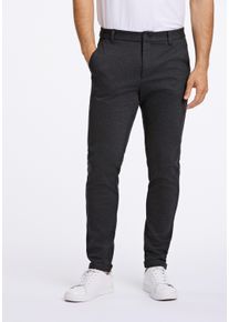 LINDBERGH Herren Stoffhose "LINDBERGH Stoffhose", grau, Gr. M, Oberstoff: 75% Polyester, 22% Viskose, 3% Elasthan, Hosen