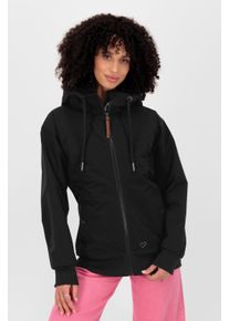 alife and kickin ALIFE & KICKIN Damen Sommerjacke "NAMINIAKA", schwarz, casual, Gr. XXL, unifarben, Web, Obermaterial: 100% Polyester, Jacken
