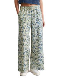 Marc O'Polo Damen Chinohose "aus LENZING ECOVERO -Mix", blau, casual, Gr. XXL, MARC O'POLO DENIM, bedruckt, Obermaterial: 73% Viskose, 27% Baumwolle, Hosen