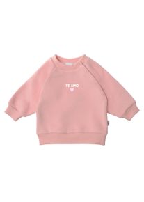 Liliput Herren Sweatshirt "TE AMO", rosa, casual, Gr. 98, bedruckt, 80% Baumwolle, 20% Polyester, Sweatshirts, aus super weichem Material
